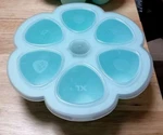 Beaba Multiportion Silicone Baby Food Container Storage Blue 5OZ Xl With Lid. Fixed Price $19.99.