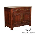 French Country Style Custom Quality Buffet Server Cabinet. Fixed Price $1995.00.