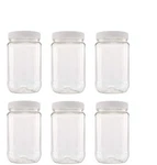 Clearview 1 Quart Plastic Jar - 6 Pack Containers And Organization 32 Ounce.... Fixed Price $42.88.
