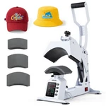 Vevor Heat Press Machine With 4 Interchangeable Platens For Caps Hats White. Fixed Price $125.99.