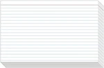 Ruled Index Cards, On 100LB. Heavyweight Thick White Cover 3 5,. Fixed Price $23.99.