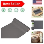 Non-slip Gray Kitchen Cabinet Liners 12" X 33FT Eco-friendly & Elegant Design. Fixed Price $56.99.