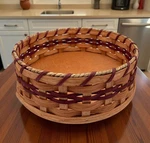 Amish Tabletop Lazy Susan 8" Oak Storage By Baskets And Beyond. Fixed Price $56.95.
