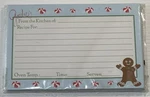 STUDIO18 Gingerbread Recipe Cards Sealed 20PC. Fixed Price $8.00.