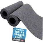 Drymate Premium Luxury Shelf & Drawer Liner, 12" 59" (2-PACK), Light Grey. Fixed Price $36.62.