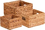 Honey-can-do Banana Leaf Storage Baskets Water Hyacinth Woven Basket, Decorativ. Fixed Price $46.13.