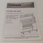 Husky Inch 10 Drawer Tool Chest And Cabinet Set Use & Care Guide H61CH4TR6P. Fixed Price $5.00.