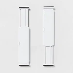 Brightroom Plastic Drawer Dividers Set Of 2 White Abs Organizer 15.3IN. Fixed Price $13.90.