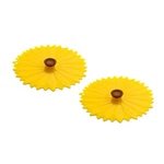 Charles Viancin - Set Of Sunflower 4 Silicone Drink 12CM,. Fixed Price $26.78.