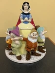 Vintage Disney Cookie Jar - Snow White And The Seven Dwarfs. Fixed Price $140.00.