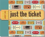 Just The Ticket: Stub Organizer (hardback Cased Book). Fixed Price $17.34.