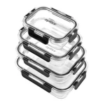 Zyliss E981067 4 Piece Glass Container Set Shatterproof Airtight Food Storage. Fixed Price $80.65.