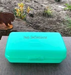 Tupperware Sub Hoagie Rectangle Sandwich Keeper - Teal Green. Fixed Price $15.77.