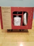 Rare Vintage 1996 Pfaltzgraff Winterberry Kitchen Companion Set Soap Dispenser. Fixed Price $78.90.