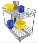 Lynk Pull Out Cabinet Organizer Slide Drawer Tier 11"X21". Fixed Price $78.00.