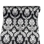 Yifely SIMPLELIFE4U Silver Damask Furniture Paper 17.7"W X 118"L, Black. Fixed Price $19.99.