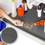 Xtreme Mats Waterproof Undersink (grey 25" 19 1/4) Cabinet Base Liner. Fixed Price $62.10.
