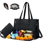 2 In 1 Tote Bag Combo,lunch For Women, Large Convertible L.... Fixed Price $47.51.