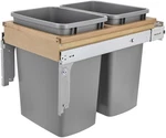 Rev-a-shelf 4WCTM-18BBSCDM2 Wood Classics 15"W Top Mount Double Silver. Fixed Price $208.99.