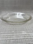 Vintage Pyrex Clear Glass Rimmed Pie Plate # 209 F-15 9". Fixed Price $9.95.
