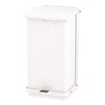 Rubbermaid Commercial Defenders Biohazard Step Can, Square, Steel, 12GAL, White. Fixed Price $378.86.