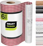 Ruby Red Gingham Adhesive Shelf Liner - 18"X120' (set Of 6 Rolls). Fixed Price $60.99.