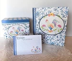 Brownlow Rooster Collection Recipe Binder Or Cards Box. Fixed Price $29.95.