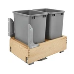 Rev-a-shelf 4WCBM-18DM-2 Double 35-QUART Maple Bottom Mount Pullout Waste. Fixed Price $421.99.