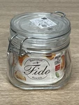 Bormioli Rocco Fido Clear Glass Jar With 85 Mm Gasket, 0.5 Liter 17 Fl Oz. Fixed Price $13.45.