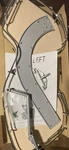 5371-15-MP-L Contemporary 33" Cloud Blind Corner Organizer Maple, *read*!. Fixed Price $56.00.