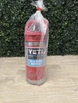 New Yeti Rambler Jr. 12 Oz Kids Bottle Straw Cap Rescue Red Thermos Canister. Fixed Price $24.99.