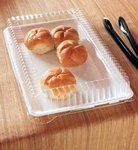Zappy White Trays Rectangle Serving With Lid, Plastic And Smal.... Fixed Price $41.17.