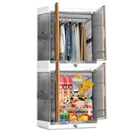 38 GALLON*2 Storage Bins Plastic Collapsible Closet Organizer Home. Fixed Price $74.99.