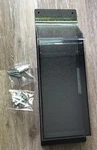 Outdoor Acrylic DISPLAYS2GO Wall Rack, 4 Wide Brochure Hinged Lid Box OPD1SM. Fixed Price $30.00.