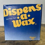 Dixie 512 Dispens-a-wax 1000 Flat Deli Patty Paper Sheets 1/2 X5. Fixed Price $14.99.