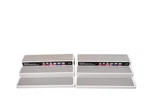Madesmart Expandable Pantry Organizer Rack Medium 3-TIER White Plastic Set Of 2. Fixed Price $29.99.