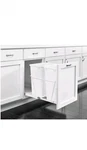Rev-a-shelf RV-18PB-2 Classic 14-1/4"W Steel Frame Double 35 Qt White. Fixed Price $55.08.