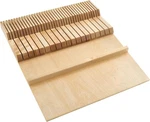 Rev-a-shelf Dual Row Trimmable Knife Block Drawer Organizer Insert, 4WDKB-1. Fixed Price $119.99.