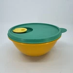 Vintage Tupperware Yellow Inch Bowl #234-19 & Crystalwave Vent Lid 2648-A. Fixed Price $7.01.