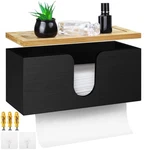 Turstin Wood Paper Towel Dispenser Folded Holder With Lid For Cou.... Fixed Price $40.46.