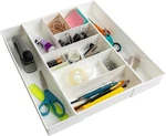 Dial Industries Expandable Junk Drawer Desk Organizer Storage Tray White. Fixed Price $21.82.