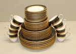 40 Pieces Noritake Opulence Bone China Dinner Salad Bread Plate Cup & Saucer. Fixed Price $295.00.