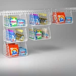 3-PACK Laundry Room Organization And Storage, Hanging Wire Basket For. Fixed Price $44.99.