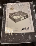 Richards Homewares China Cup Storage Chest - Deluxe Quilted Microfiber. Fixed Price $21.49.