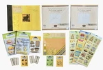 Tapestry C.r. Gibson Recipe Binder Refill Pages Scrapbook Stickers Charms Lot. Fixed Price $44.99.