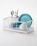Yamazaki Home Tower Kitchen Dish Drainer Steel Rack Space Saving Slim. Fixed Price $61.60.