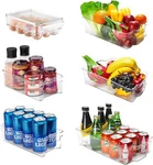 Inventory Clean Up Organizer Bins For Refrigerator, Kitchen Cabinet (set Of 6). Fixed Price $15.00.