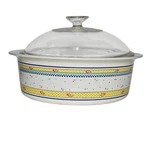 Vintage Corning Ware Casserole Dish With Lid Classic Elegance Pattern C125B. Fixed Price $39.95.