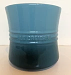 Le Creuset Large Stoneware Utensil Crock - Caribbean Color. Fixed Price $45.00.
