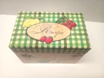 Martin Designs Recipe Box W/ Index Cards - Kitchen 4X6. Fixed Price $5.99.